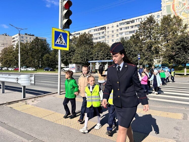Первые шаги по правилам: первоклассникам вручили «Свидетельства пешехода»