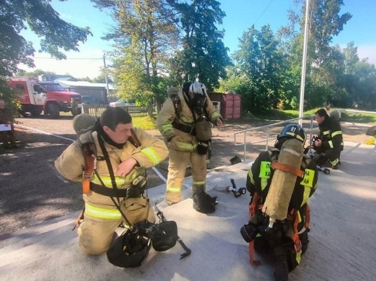 В школе села Благодатное прошли пожарно-тактические учения