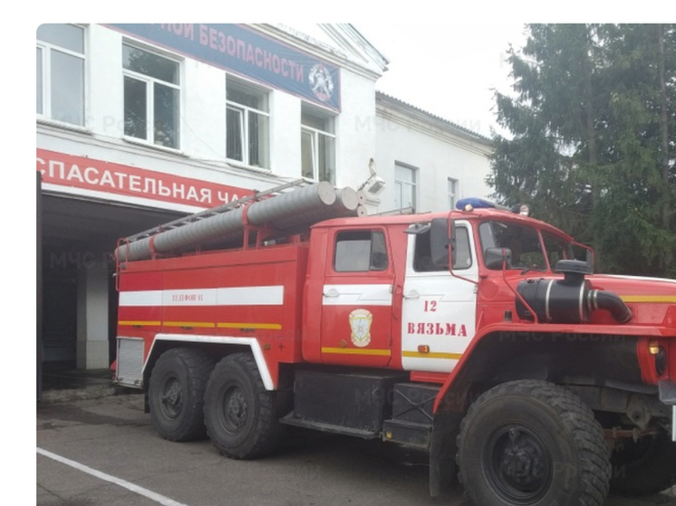 В Вязьме произошел пожар в садовом доме