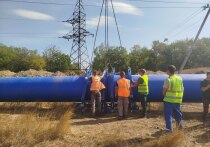 В Алчевске строится новый участок магистрального водовода протяженностью 2,45 км для замены изношенного