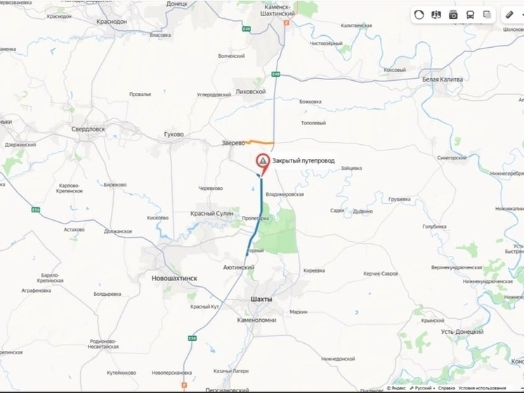 В Ростовской области из-за реконструкции трассы М-4 «Дон» изменится схема движения
