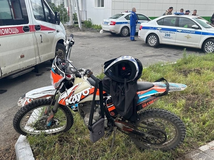 В Кургане подросток на питбайке получил травмы в ДТП с Daewoo Nexia