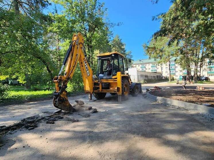 В Протвино продолжается благоустройство дворовых территорий