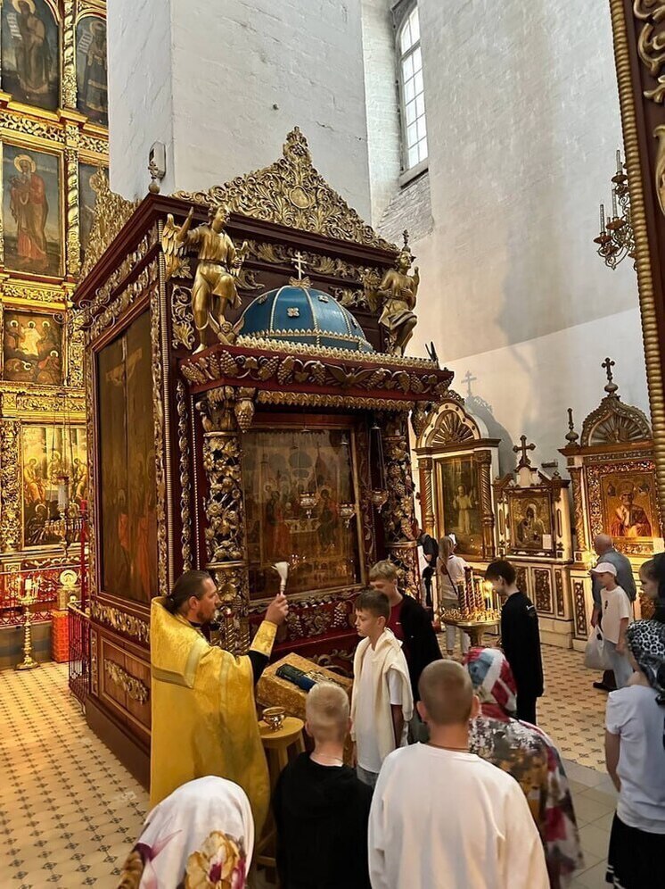 В Пскове состоялся молебен сборной Псковской области перед поездкой на международные спортивные игры