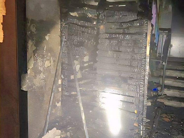 Пожарные потушили ночной пожар в жилом доме в Молочном