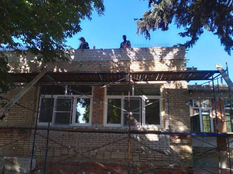 В тульском интернате продолжается капитальный ремонт пищеблока