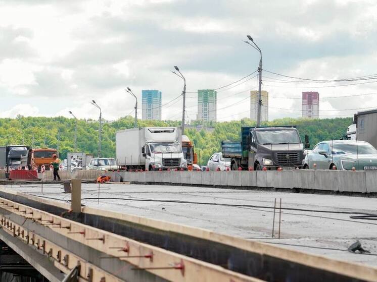 Ремонт Мызинского моста в Нижнем продолжат после 26 сентября