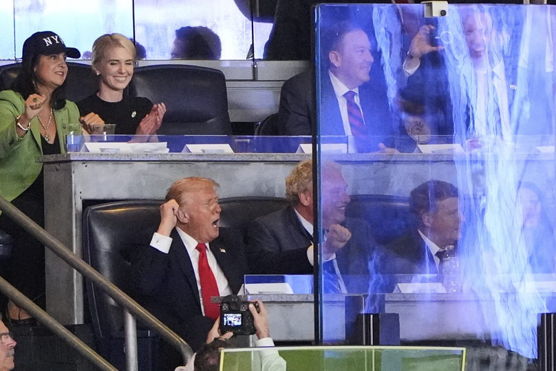 В День памяти жертв трагедии 11 сентября Дональд Трамп отдохнул на бейсболе