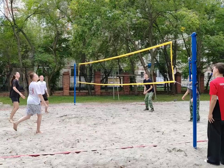 В Тюменском районе открыли площадку для пляжного волейбола «VOLLEY-вое Боровое»