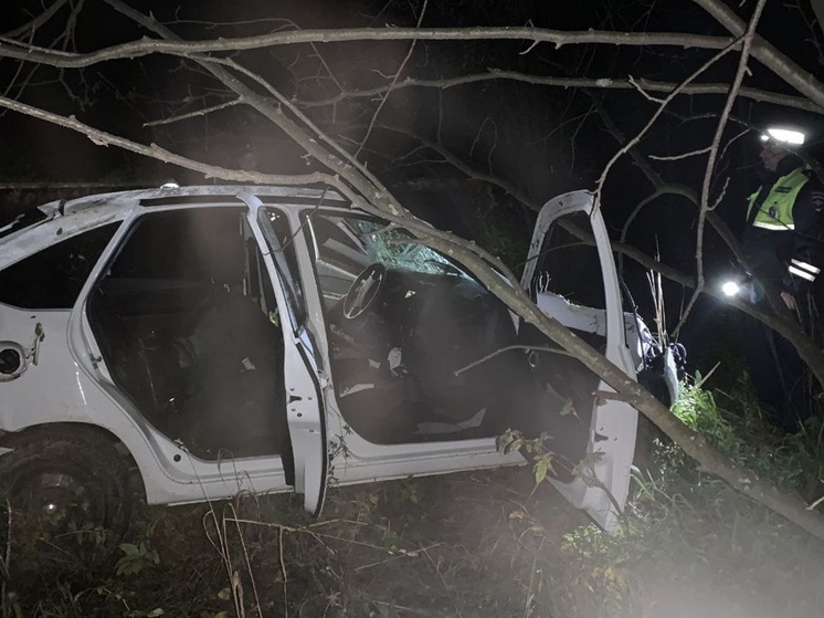 На Тюменском тракте водитель на «Ладе Гранте» вылетел в кювет и погиб