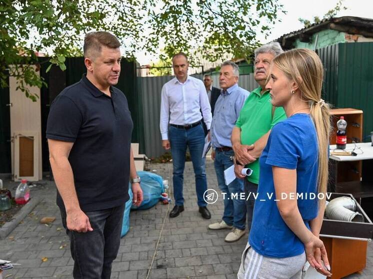 Валентин Демидов лично проконтролировал ход работ на объектах