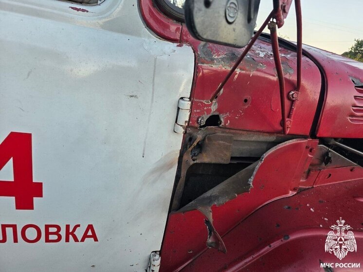 ВСУ атаковали спасателей МЧС в Запорожской области