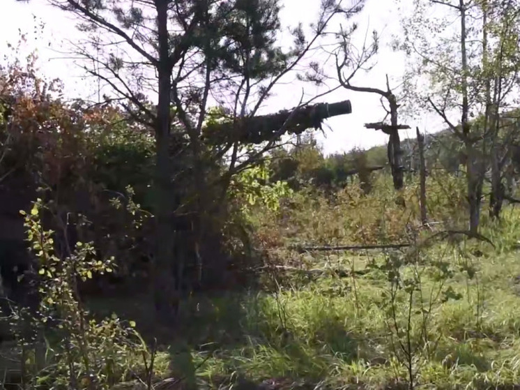 Экипаж танка Т-80БВМ разгромил позиции врага под Красноармейском