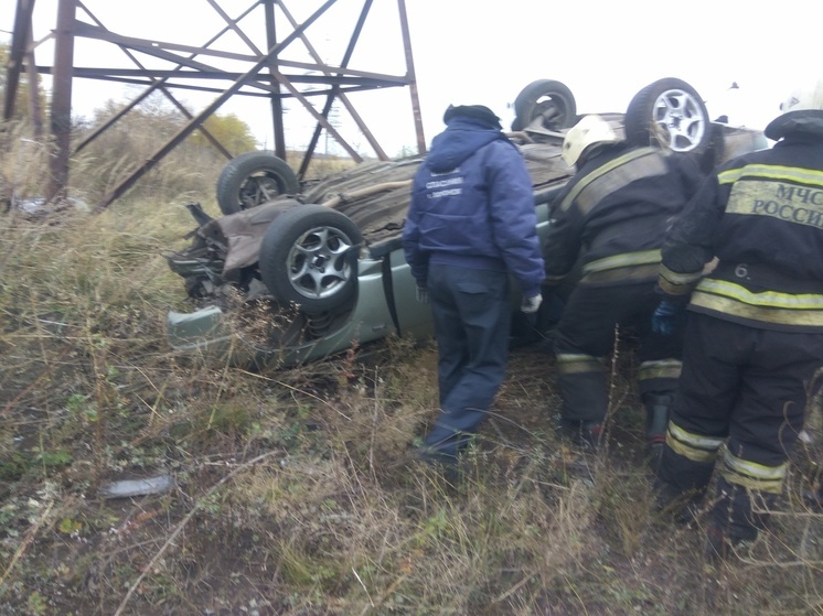 На трассе под Борисоглебском перевернулась «Лада Калина», есть пострадавшие