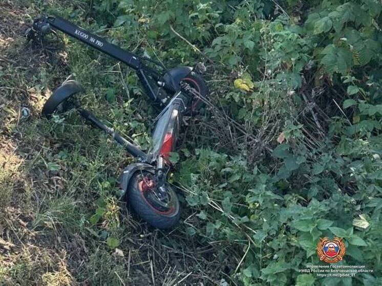 В Ракитянском районе после падения с электросамоката погиб мужчина