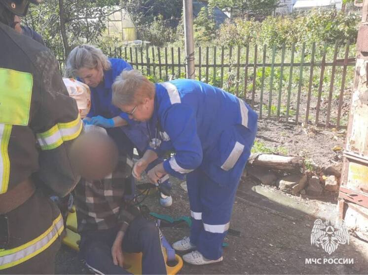 В Щиграх огнеборцы спасли 85-летнего мужчину