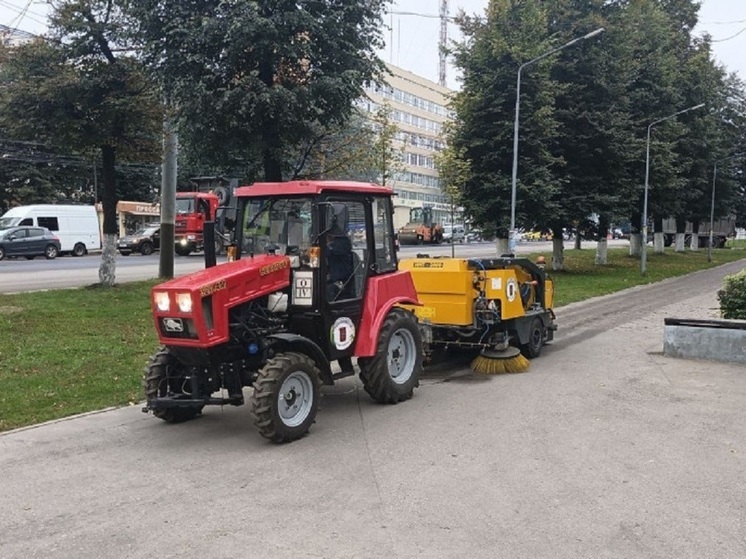 Накануне Дня города Тулу убрали десятки единиц спецтехники