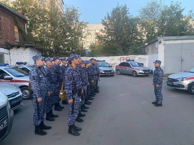 В Калужской области более 1000 росгвардейцев обеспечивают безопасность