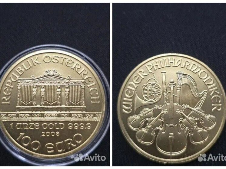 В Новосибирске продают золотую монету «Филармоникер» за 450 тысяч