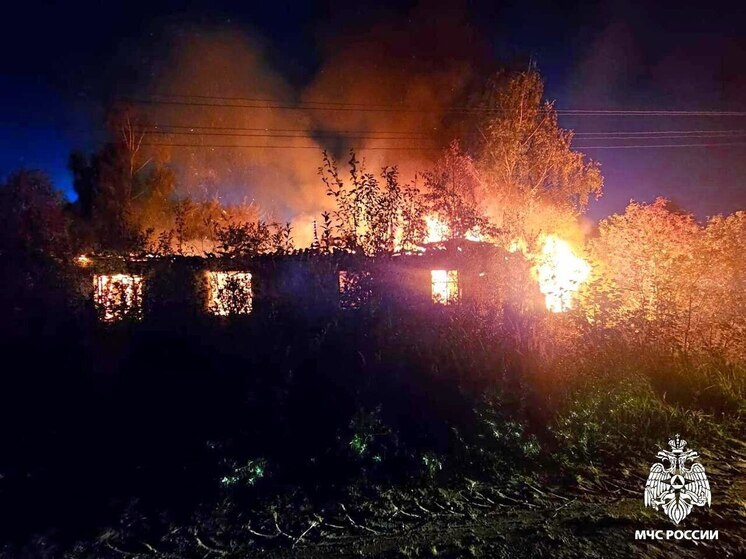 В Холм-Жирковском районе на пожаре погиб мужчина