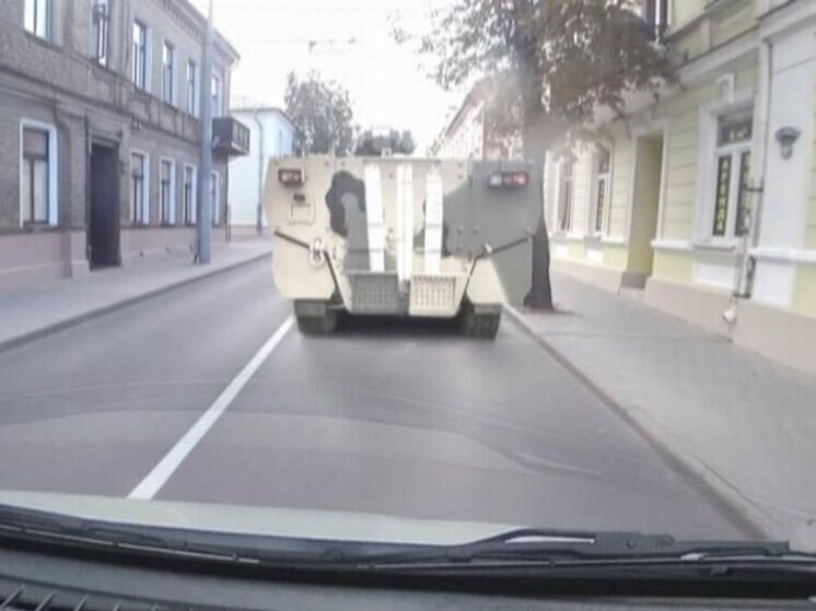 Новейший российский БТР-22 заметили на улицах Гродно