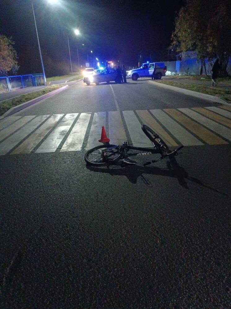 В Губкинском иномарка сбила ребенка на велосипеде