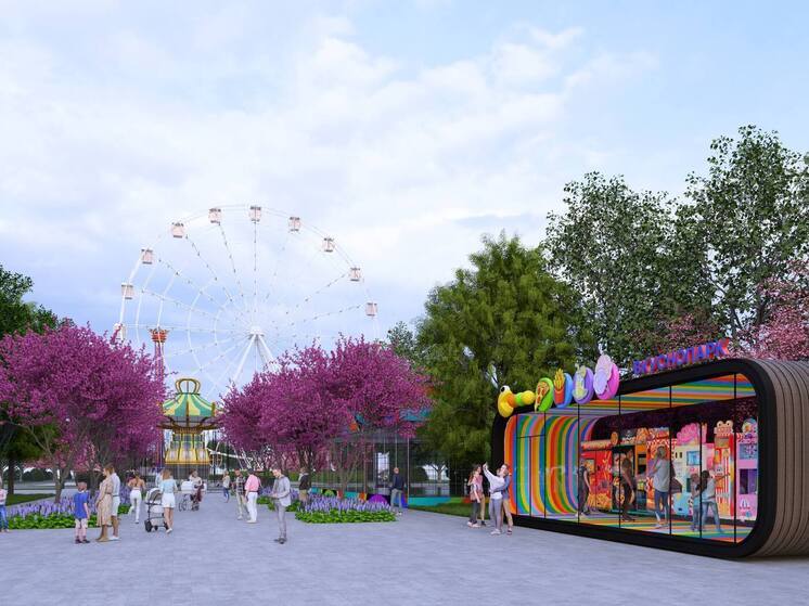На юге Волгограда создадут парк с автодромом и колесом обозрения