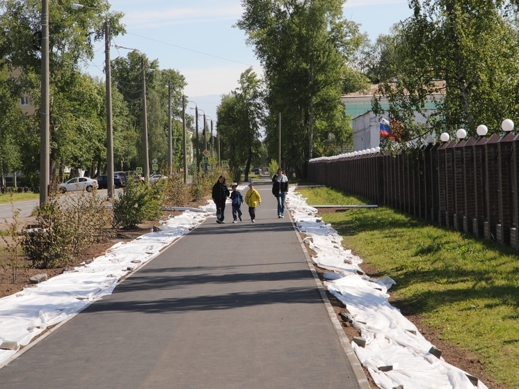 В Северодвинске жители оценивают ремонт тротуаров