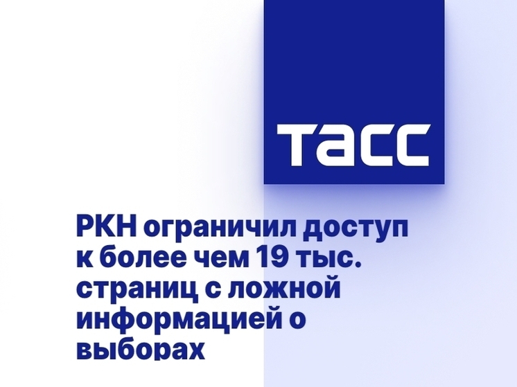 Информационную безопасность выборов в Тамбове и других регионах обеспечивает РКН
