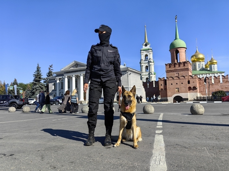 Росгвардейцы обеспечили безопасность в Туле на День города