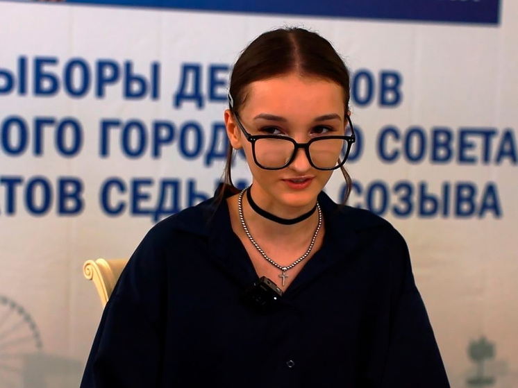 Липецкая школьница попробовала себя в роли депутата