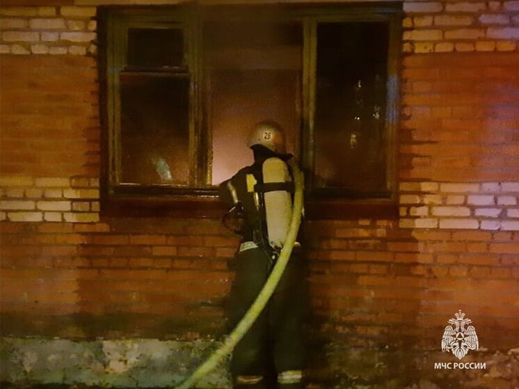 Пожар в многоквартирном доме в Алексине ликвидирован без пострадавших