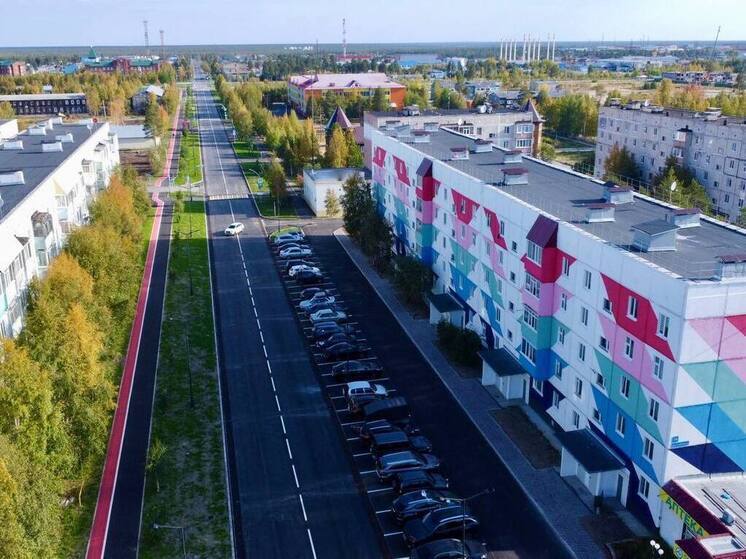 В Муравленко открыли проезд по обновленной дороге на Губкина