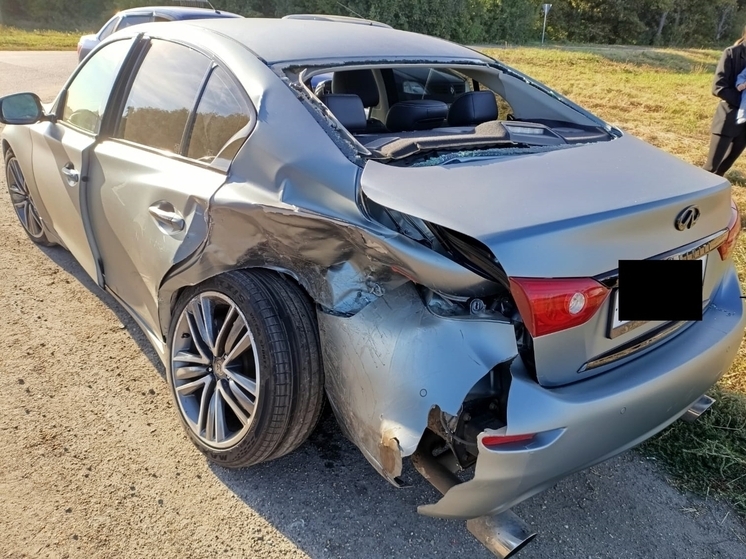 Столкновение автомобилей на трассе Каспий-Мичуринск
