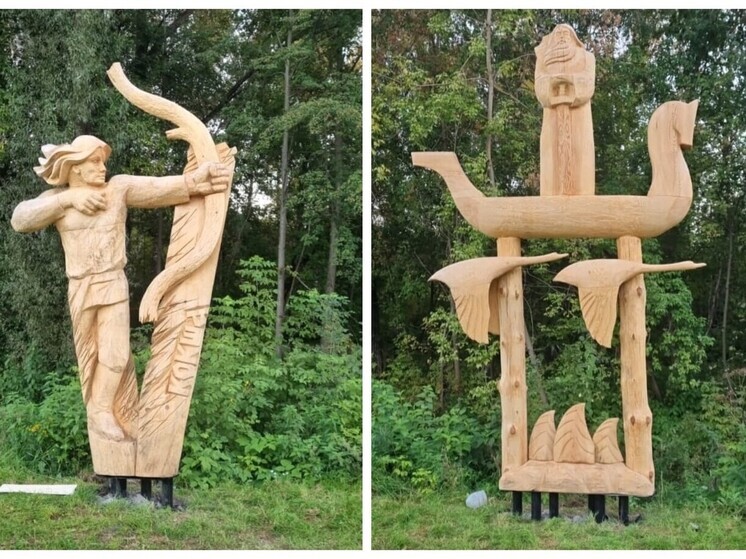 В йошкар-олинском Марий парке поселились новые герои марийских сказок