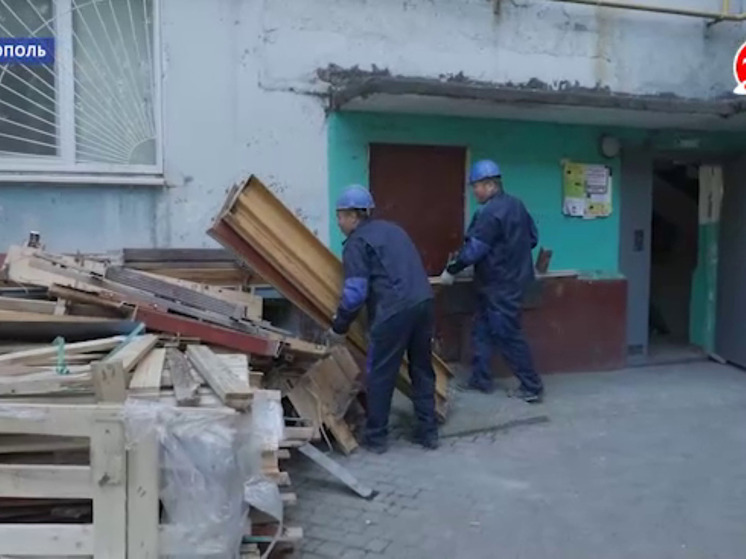В Мелитополе продолжается капитальный ремонт многоквартирных домов