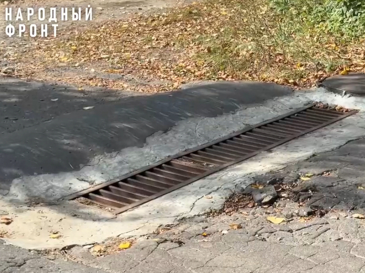 В Орле на улице Новикова решили проблему подтоплений