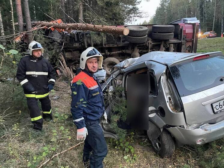 На трассе под Киржачом в аварии с грузовиком погибли два человека