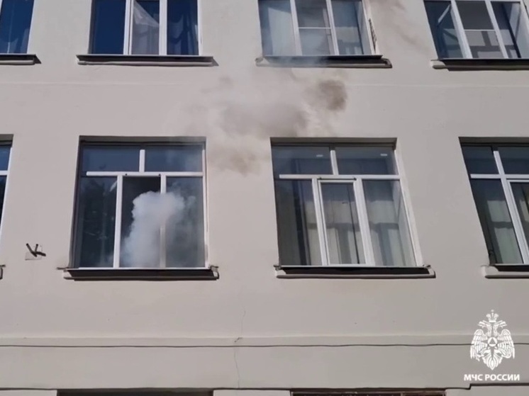 Костромские пожарные ликвидировали условное возгорание в школе №13