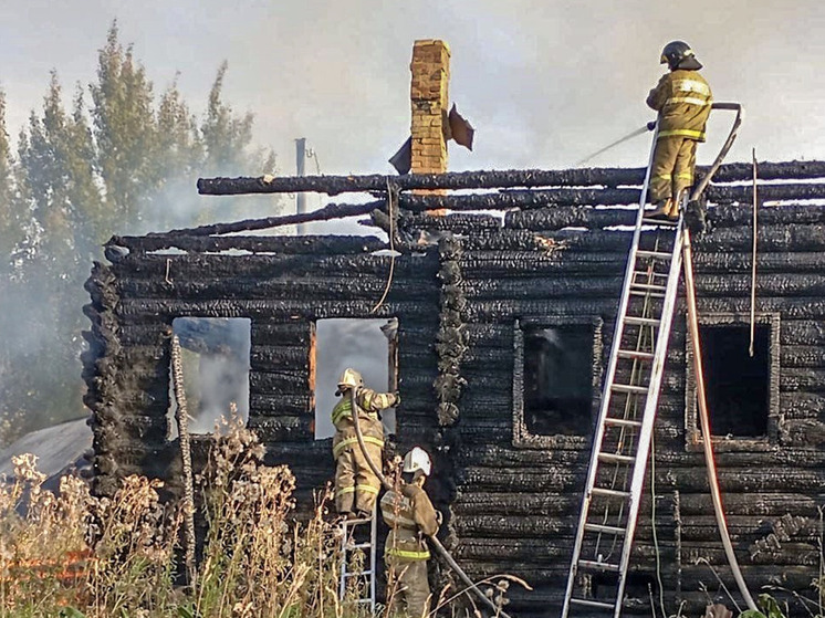 Человек погиб на пожаре в Вельском районе