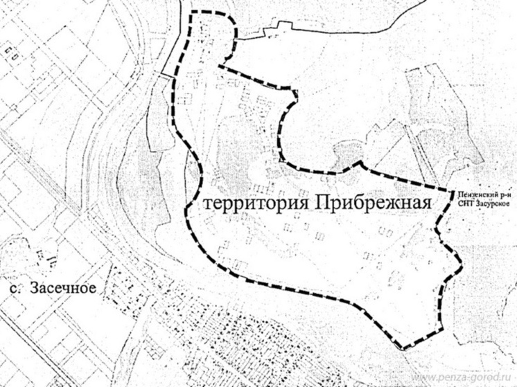 Территории в Железнодорожном районе Пензы планируют присвоить наименование Прибрежная