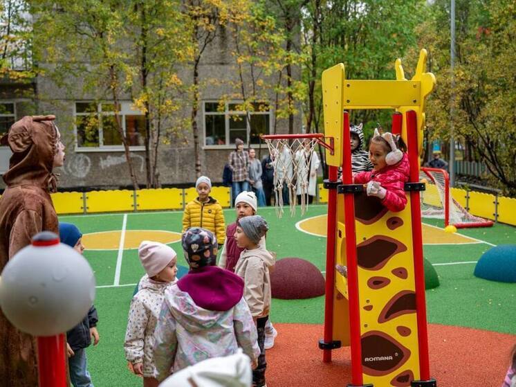В мурманском детском саду открылось новое игровое пространство «Непоседы»