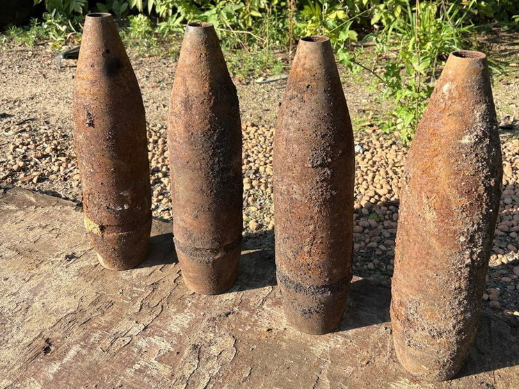 В Йошкар-Оле при работах в гараже были найдены четыре артиллерийских снаряда