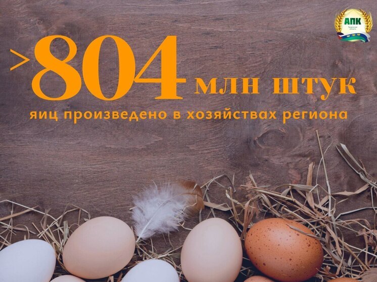 Тюменская область наращивает производство яиц