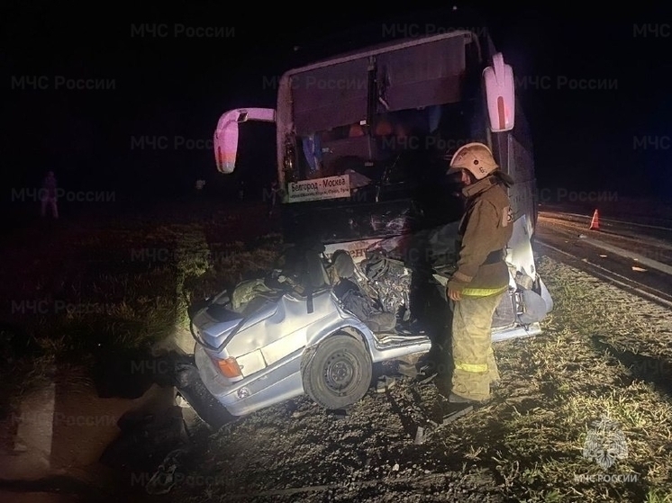 В Орловском округе при столкновении автомобиля и автобуса погибли 3 человека