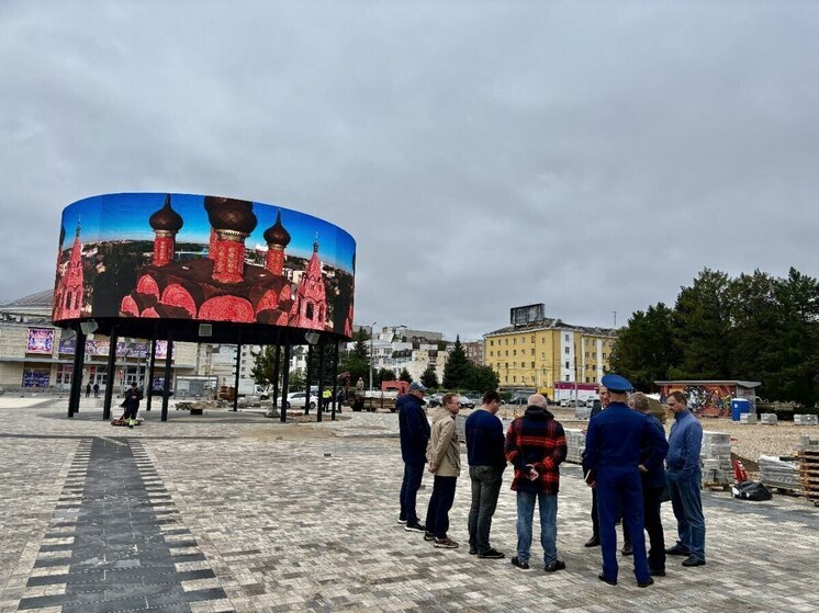 Срок сдачи ремонта на площади Труда в Ярославле перенесли на ноябрь
