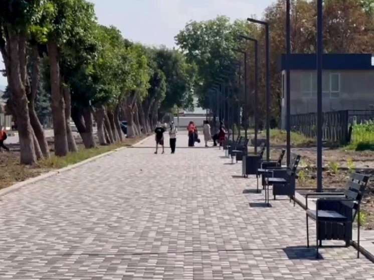 В Терском районе КБР благоустроили Школьную аллею
