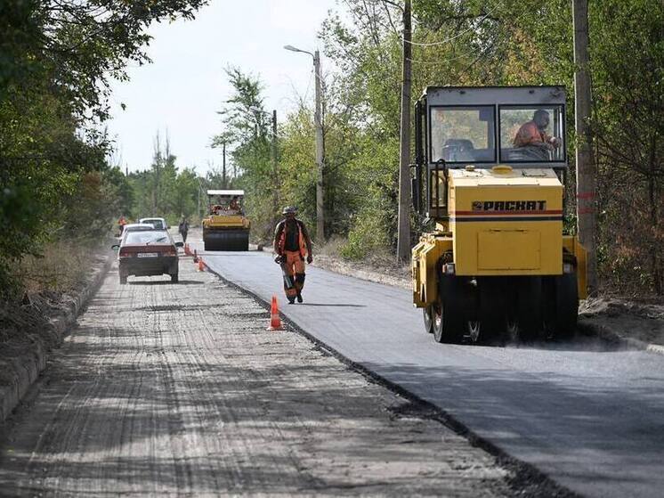 В Петровском районе Донецка завершается капремонт улицы Нижневартовской