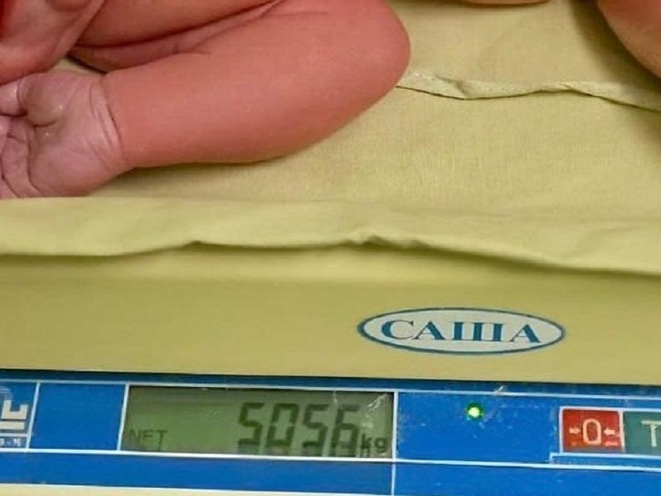 Второй за год малыш-богатырь весом более 5 кг родился в Рязани