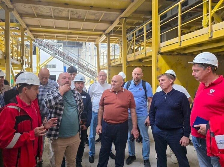 Строящийся экотехнопарк в Белогорском районе готов на 90%